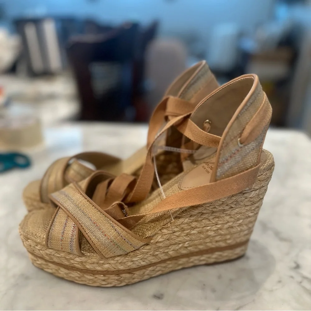 NWT Sam Edelman Vaughn Sandals in Natural- Size 10